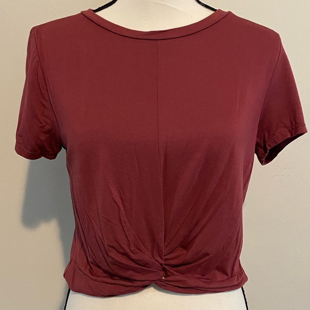 Earthy Rose Crop Top